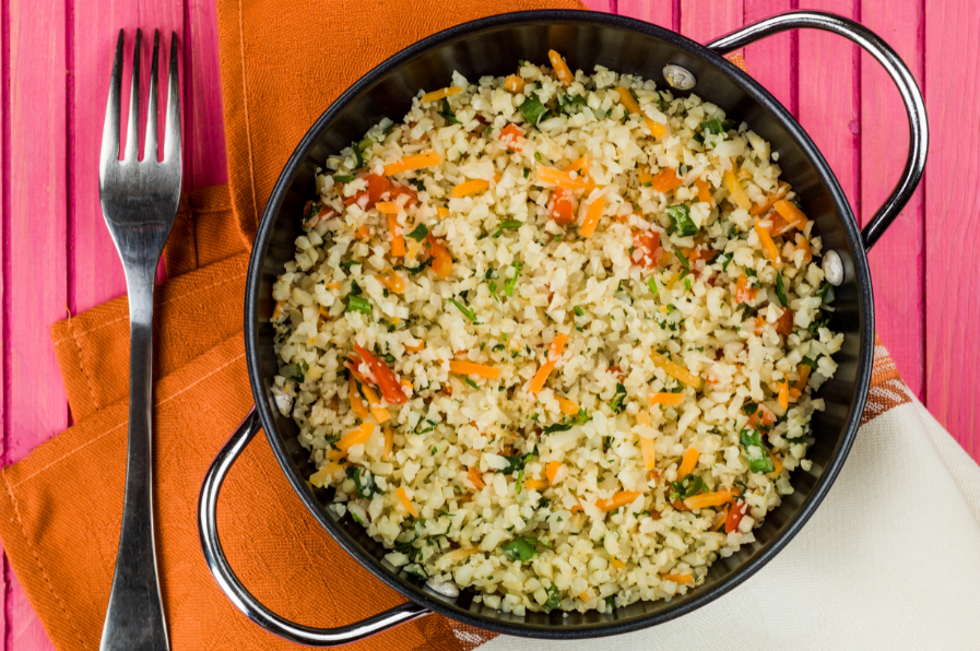 Receita de Arroz de Couve-Flor